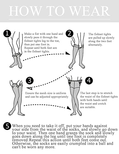 Lastclream High Waisted Fishnet Tights for Women Sexy Fishnets Stockings Full Footed Fishnet Sheer Pantyhose Plus Size3