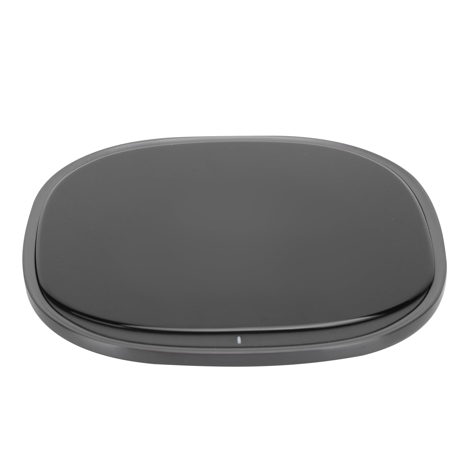 Wakects Caricabatterie Wireless da 15 W, Caricabatterie Rapido Wireless in Lega di Zinco e Vetro, Pad di Ricarica di Tipo C con modalità 5 W 7,5 10 15, Custodia da 2 a 8 Mm per Viaggi in Ufficio a