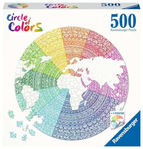 Ravensburger Puzzle 17168 Circle of Colors - Mandala 500 Teile Puzzle