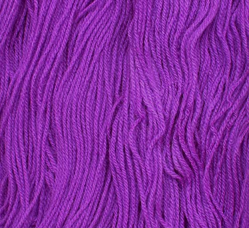 Image of M.G Enterprise Os wal Knitting Yarn 3 ply Wool, Purple 500 GMS Best Used with Knitting Needles, Crochet Needles Wool Yarn for Knitting.-P Art-I