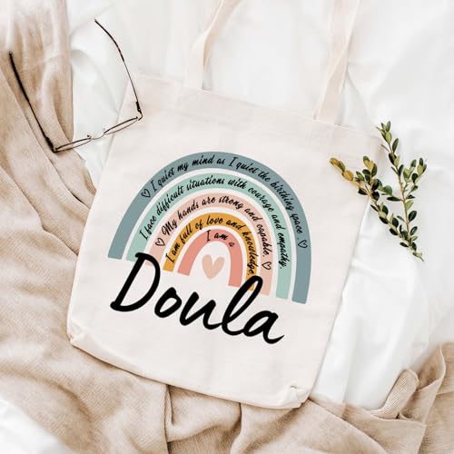 WCGXKO Doula Thank You Gift Doula Definition Gift Doula Zipper Pouch Cosmetic Bag (Doula tote)4