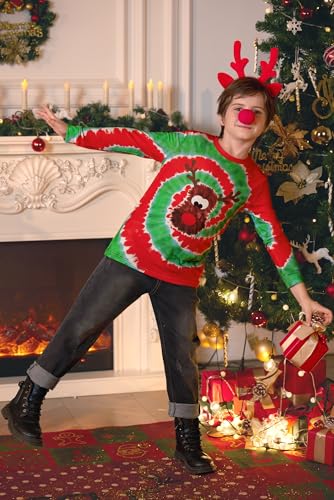 BesserBay Unisex Kid's Christmas Ugly Top Funny Long Sleeve Shirt 4-12 Years3