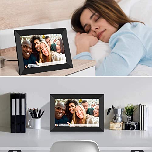 Frameo 10.1 Inch Smart Wifi Digital Photo Frame 1280X800 Ips Lcd Touch Screen, Auto-Rotate Portrait And Landscape, Built In 16Gb Memory, Share Moments Instantly Via Frameo App From Anywhere #TOP6