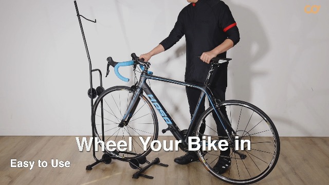 CyclingDeal アップライトバイクスタンド 4インチタイヤ対応