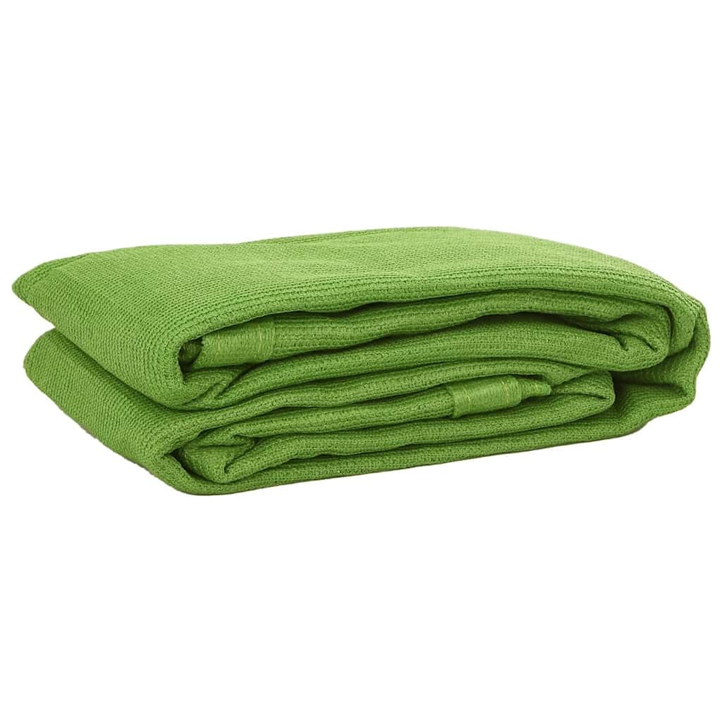 vidaXL Tent Carpet, Camping Tent Tarp for Outdoor, Ground Covering for Camping Picnic, Groundsheet Mat Tent Awning Carpet, Light Green HDPE