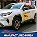 Taxi Car Magnet Sign by DC | Flexible Car Magnetic Sheets with Adhesive Backing | 12