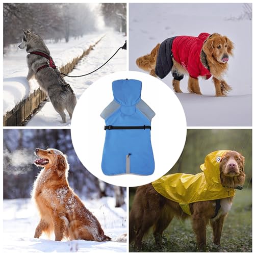 Equafleece Hundemantel – Polyester-Regenmäntel, wasserdicht und thermisch für große Hunde bei kaltem Wetter