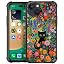 Black Cat in Flowers