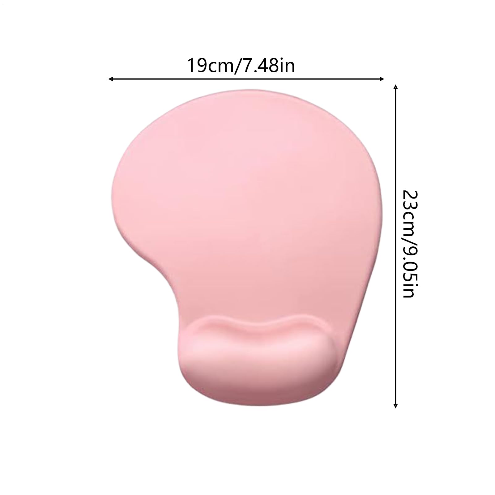 Tappetino Mouse con Appoggiapolsi Supporto Ergonomico Antiscivolo per Polso | Tappetino per Computer Unisex Adulti per Ufficio Casa Computer Portatile Lavoro Studio