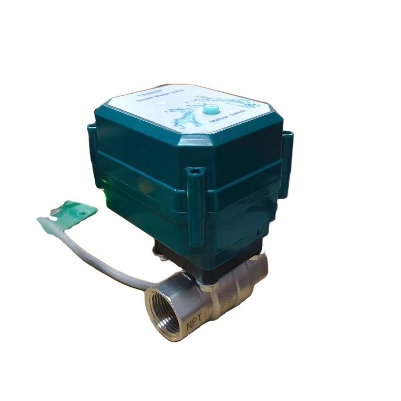 resistere ad alta pressione e temperatura estremi Smart Water Valve 5V wifi con spegnimento automatico valvole di controllo del flusso motorizzate in acciaio inossidabile ( Specification : DN15 )