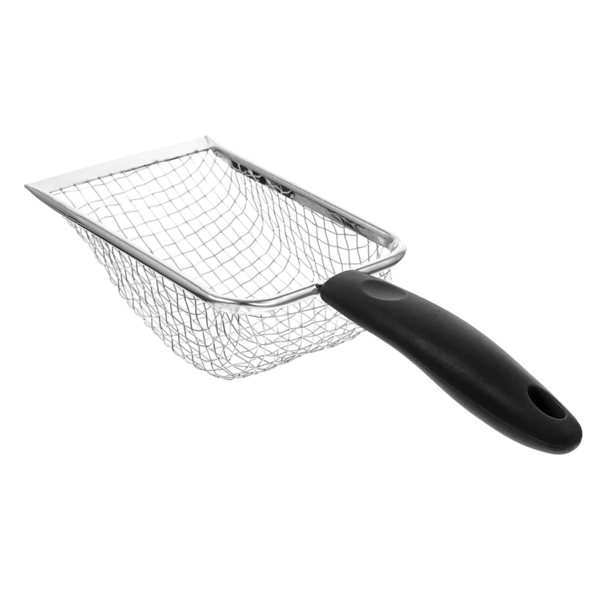 ifundom Stainless Steel Cat Litter Scoop Lightweight Pet Litter Shovel for Effortless Waste Removal Durable Metal Mesh Design for Clean Litter Boxes Essential Cat Accessories