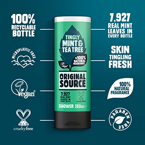 Fonte Shower Gel originale Menta e Tea Tree