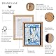 Framelane Set of 2 Natur Eiche Kinder Bilderrahmen A4 aus FSC-zertifiziertem Massivholz mit Magnetverschluss, Acrylglas, Passepartout, Wand- & Tischaufstellung – Bilderrahmen für Kinderzeichnungen