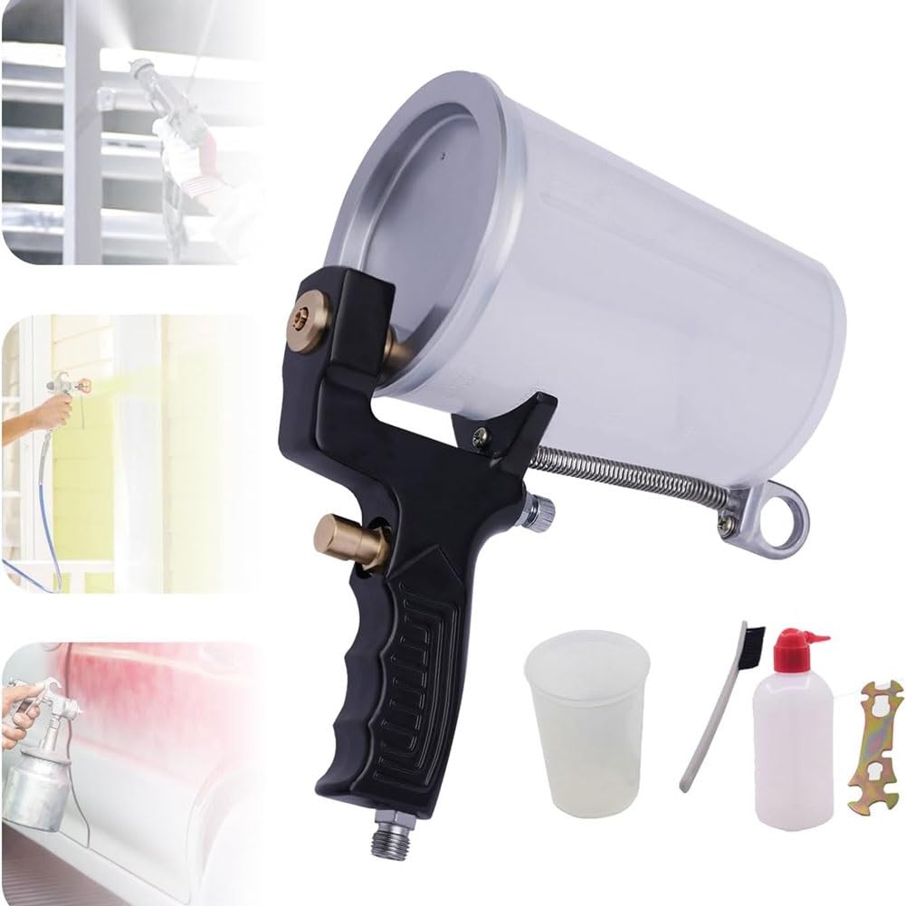 Pistolet pulvérisateur à air gel coat avec buse de 3mm et godet 1000ML