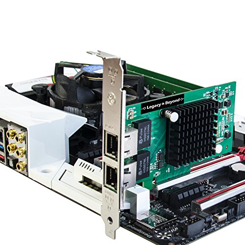 SIIG Tarjeta PCIe 4-Lane Dual-Port Gigabit Ethernet I350-T2 con dos puertos RJ45 Gigabit miniatura 3