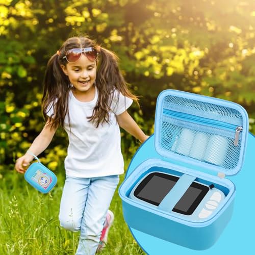 mijiaowatch Kids Camera Case, Carrying Bag with Inner Pocket Compatible for Kids Instant Digital Camera Storage Cameras & Print Paper Camera Cases Birthday Gifts for Girls and Boys Blue (Case Only) - image 6