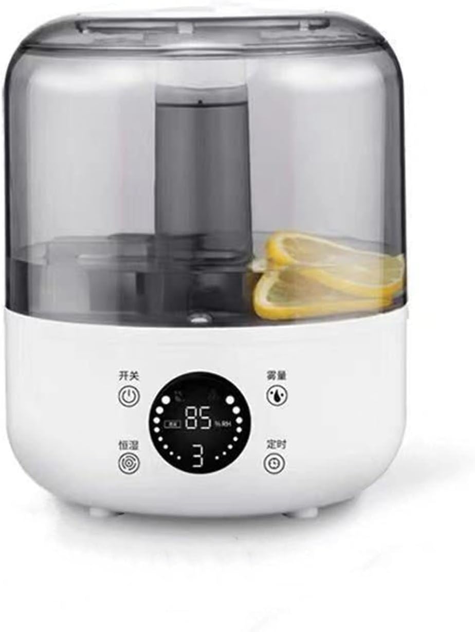 Do użytku domowego Nawilżacze Inteligentny nawilżacz powietrza 3000 ml z pilotem Timer Podwójna mgła do domowego biura Dyfuzor zapachowy olejków eterycznych Regulowany zamgławiacz(Bianco)