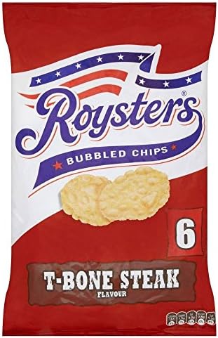 Roysters Chips - T- Bone Steak (6x28g)