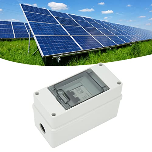 Disjoncteur Miniature DC 1000V 50A Avec Boîtier IP65 - Sectionneur Solaire PV Pour Systèmes Photovoltaïques, étanche, Installation Facile