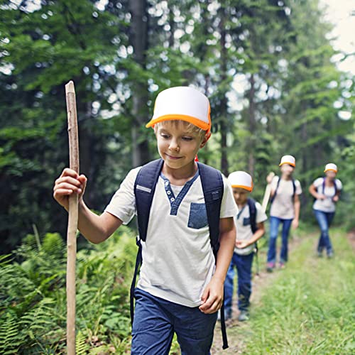 6 Pack Kids Mesh Trucker Hat Diy Sublimation Blank Baseball Hat Cap Adjustable Sports Outdoor Snapback Sun Hat Trucker Cap (6Pack-Pink White) #TOP4