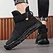 DZUJY High Top Sneakers Mens Chelsea Boots Casual For Men Blade Sport Fashion Men's Black Size 10.5 Boot Shoes