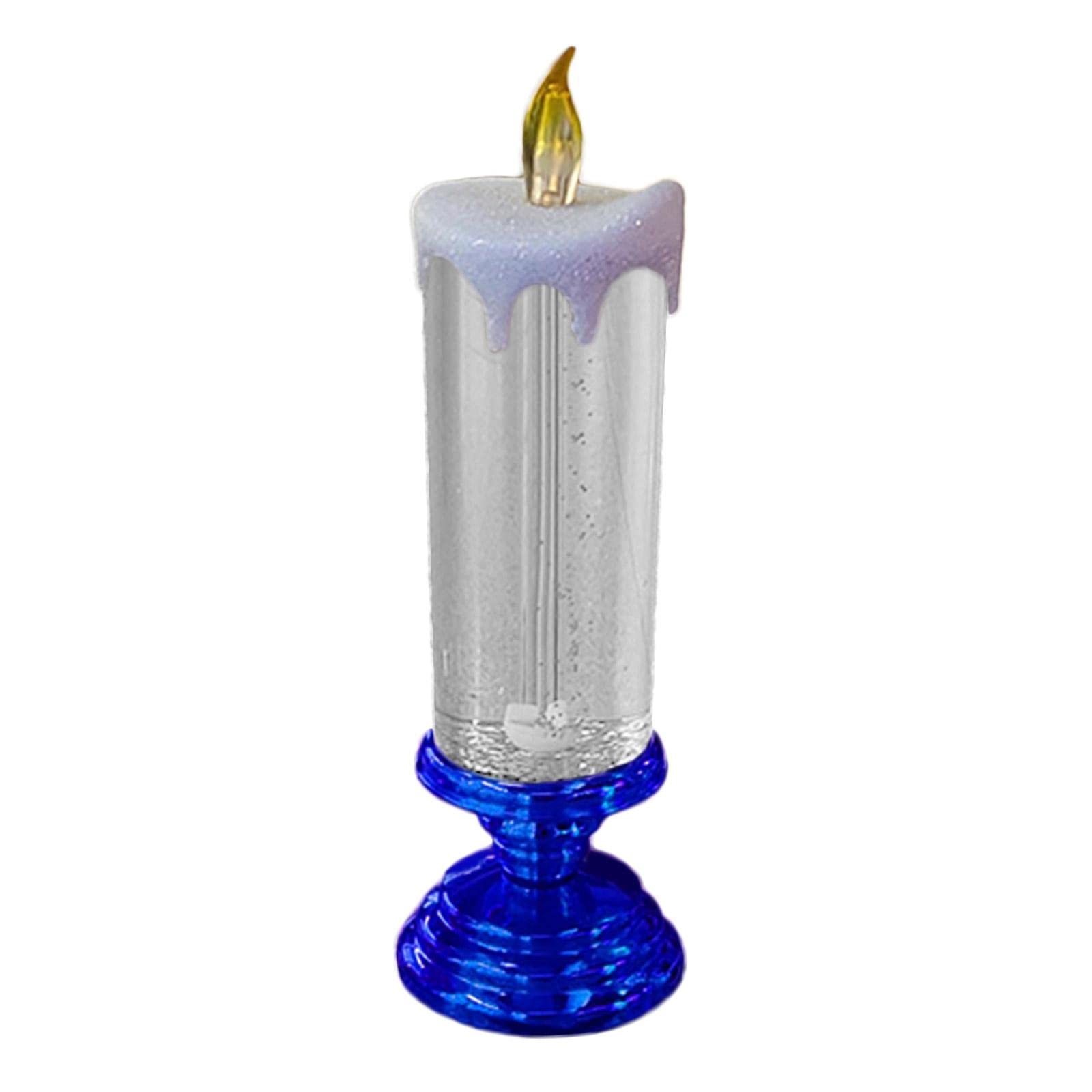 S-JIANG LED Christmas Candles - USB Rechargeable Color Changing Flameless Candles LED Water Candles for Xmas Party Wedding Holiday Home Decoration