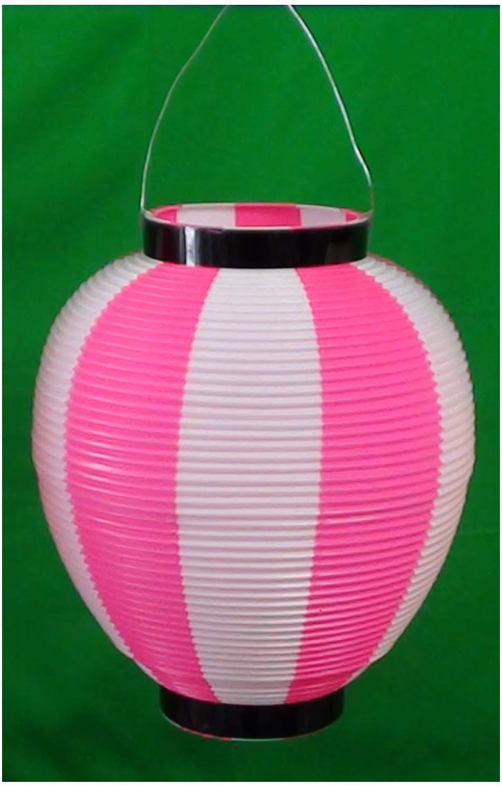 長型提灯 ちょうちん ポリエチレン 昭和 8寸長型提灯 全５色 染め分け 赤 登場大人気アイテム ポリ提灯 白 緑 黄 ピンク白 青 野外使用可 ピンク