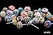JGARTS 20 X Mix Vintage Look Flower Ceramic Knobs Door Handle Cabinet Drawer Cupboard Pull