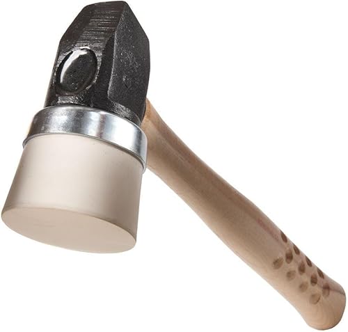 Miniatura 3 de Powernail 3MI Mazo de goma con tapa blanca de hierro para clavadoras y grapadoras de pisos (2.6 libras)