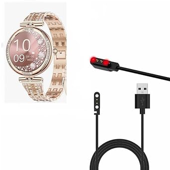 USB Cable for lige nx17pro SmartWatch, Magnetic Replacement Charger Compatible for nx17 pro Lady Smart Watches