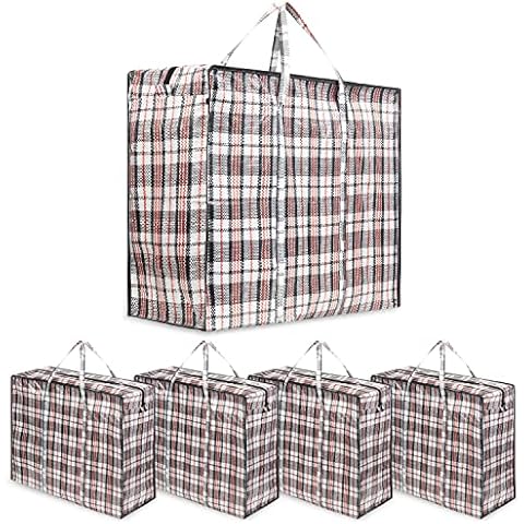 DECO EXPRESS Bolsas Mudanza y Almacenaje Ropa con Cremallera - Pack of 5 Cover