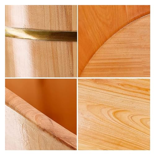 Tina para pies de madera maciza miniatura 6