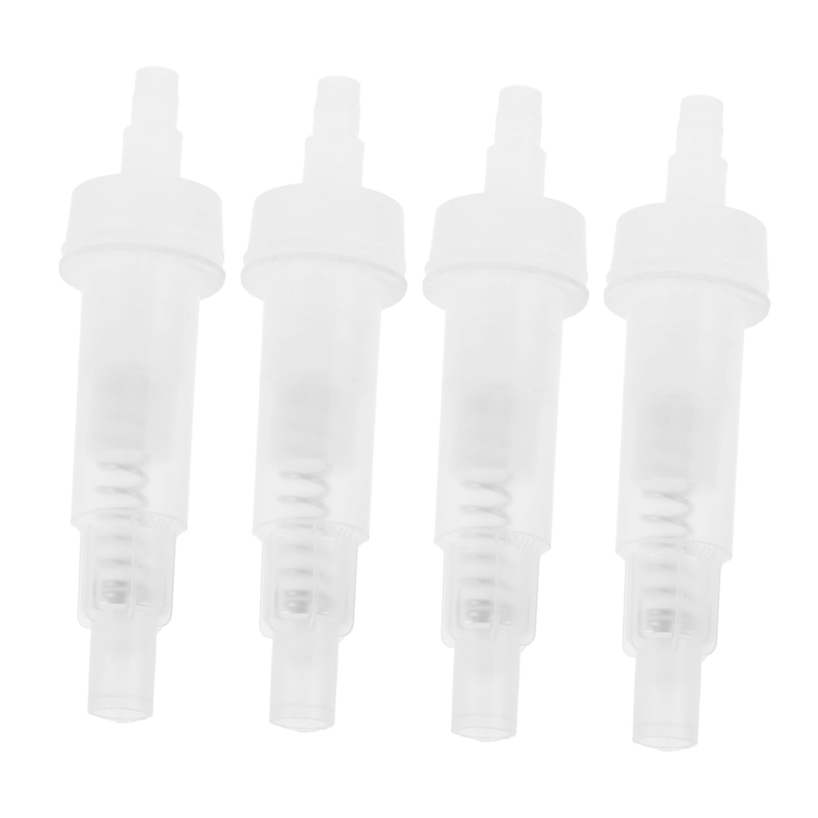 BEBEMOKO 4pcs Kitchen Sink Pump Replacement Transparent Soap Dispenser Pump Parts for Shampoo Liquid Soap for Daily Use
