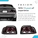 Raxiom LED Tail Lights Set Assembly - Exterior Iconic Styling Fits Ford Mustang 1996-1998