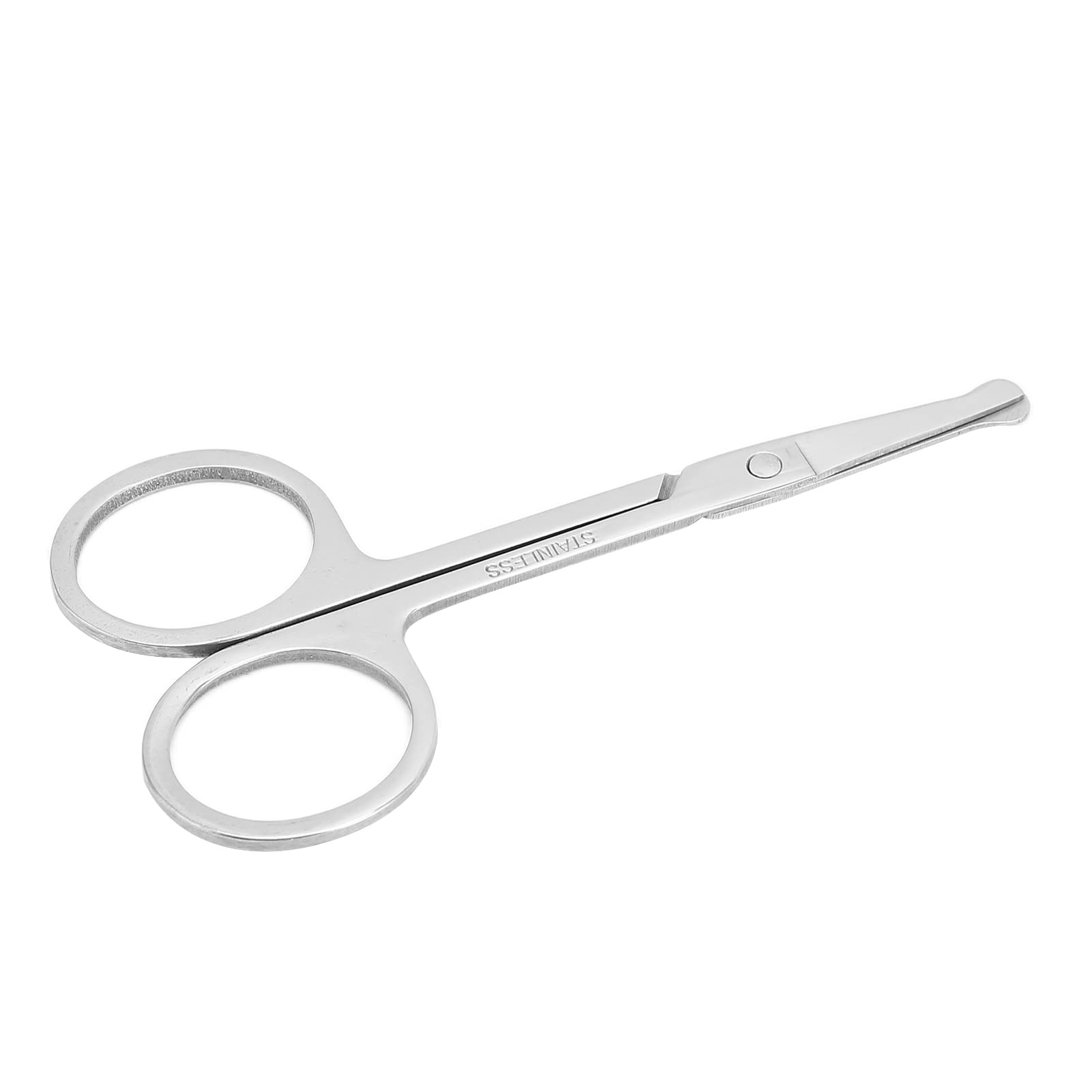 Rounded Tip Nose Scissors, Sturdy Easy To Clean Novel Safe Beauty Scissors Stainless Steel for Triming the Hair