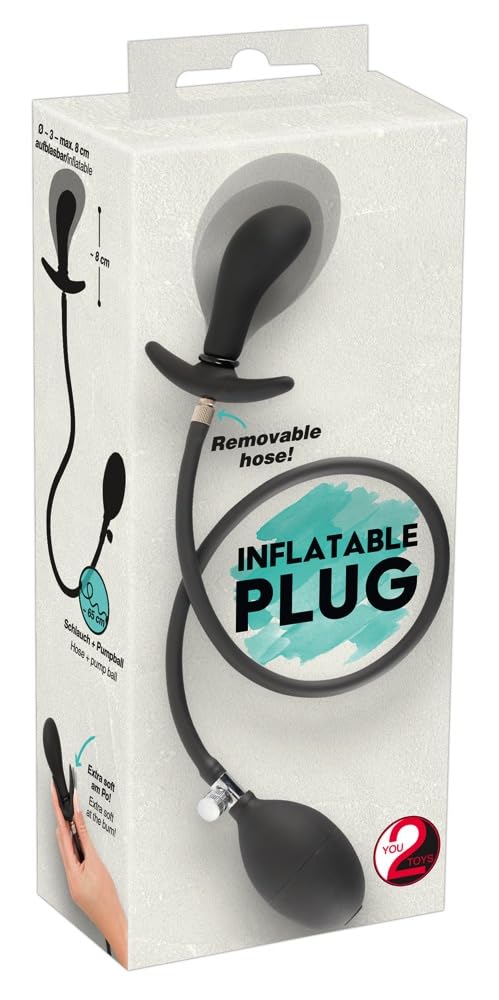 You2Toys Inflatable Butt Plug-05362100000 Black One Size