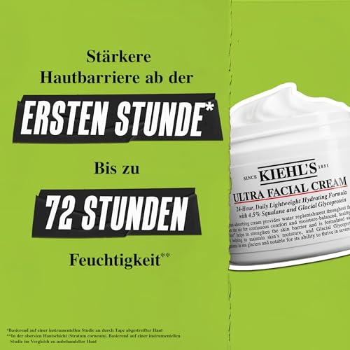 KIEHL’S Creamy Eye Treatment with Avocado, 14 ml + gratis Ultra Facial Cream 7 ml, feuchtigkeitsspendende Avocado-Augencreme, Augenpflege für normale und empfindliche Haut