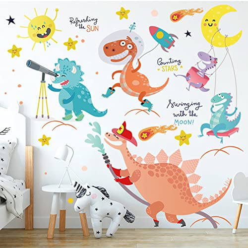 Arquiel Wandtattoo Dinosaurier Wandsticker T-Rex Groß Tiere Wandaufkleber Kinderzimmer Jungen Mädchen Schlafzimmer Wohnzimmer Bad Cover