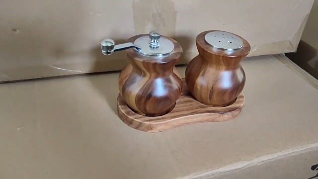 Macinapepe Manuale In Legno - Macinino Regolabile Per Spezie, Design Vintage A Manovella - Foto 7