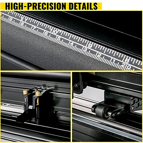 Vevor Vinyl Cutter Machine, 720Mm Cutting Plotter, Automatic Camera Contour Cutting 28 Plotter Printer With Servo Motor & Stand Vinyl Cutting Machine Adjustable Force And Speed For Sign Making #TOP3