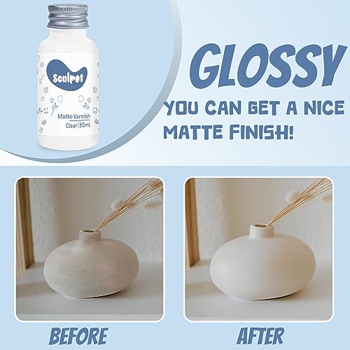 Air Dry Clay Glaze, Clay Varnish For Air Drying Clay