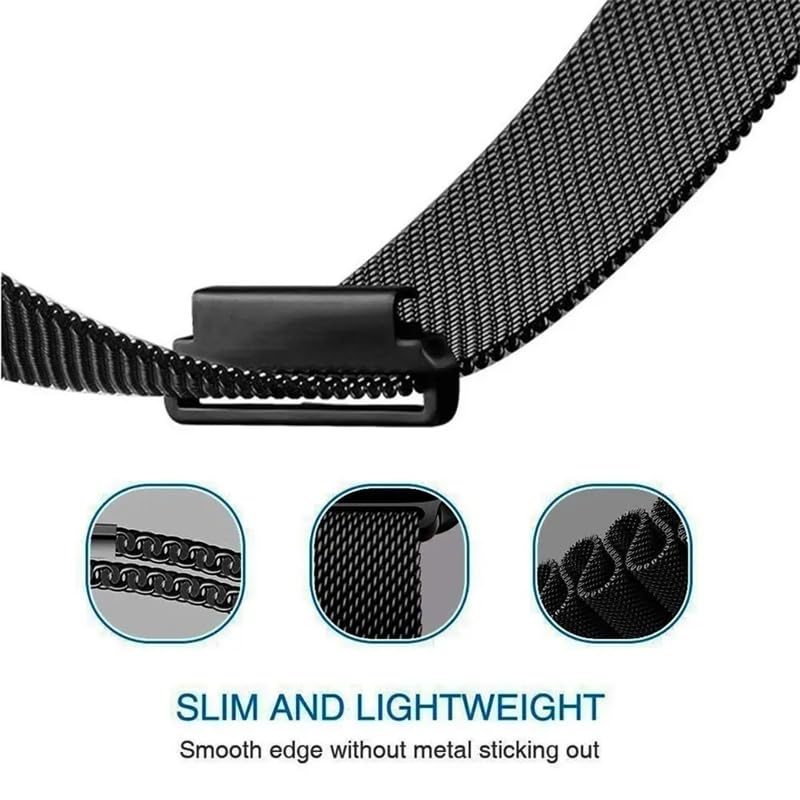 HHRFCS Correa Milanese Loop de 18mm, 20mm, 22mm para Reloj GT 4, Pulsera de Metal de 41mm y 46mm, Correas de Reloj con Correa de Acero Inoxidable