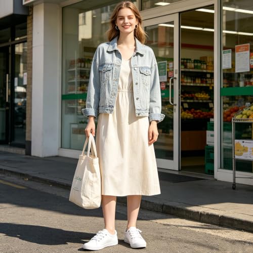 Image of Womens Slip On Shoes, Canvas Low Top Sneakers, Casual Classic Flat Shoes
