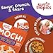Sun Tropics Mochi Snack Bites, Thai Bird Sriracha Flavor- 3.5 oz (1 Pack) - Crunchy Mochi Snacks - Gluten Free & Dairy Free, No MSG - Asian Rice Snacks