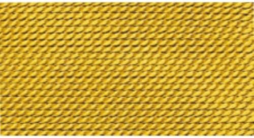 ナイロンビーズ糸 アンバー サイズ1 0.35mm 10本パック BDC-108.01