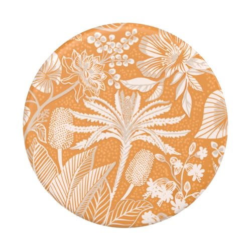 Image of ​​​​PopSockets Phone Grip with Expanding Kickstand, Adhesive Grip - Tan Lines Fresh Orange