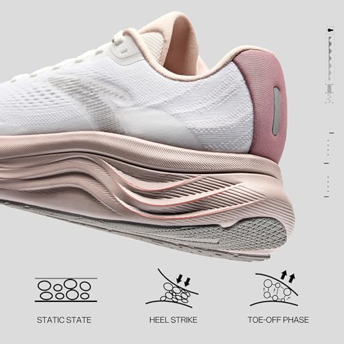ANTA Women's PG7 Running Shoes Cushioning Comfortable Breathable Athletic Workout Gym Cross Trainer Sports Sneakers - Image 4