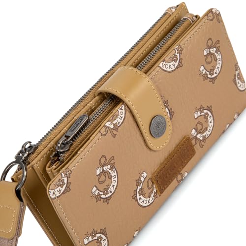 Image of Montana West X Wrangler Wristlet Wallet for Women Daisy Floralt Clutch Womens Wallet Rfid Card Cases & Money Organizers with Smooth Zipper and ID Window