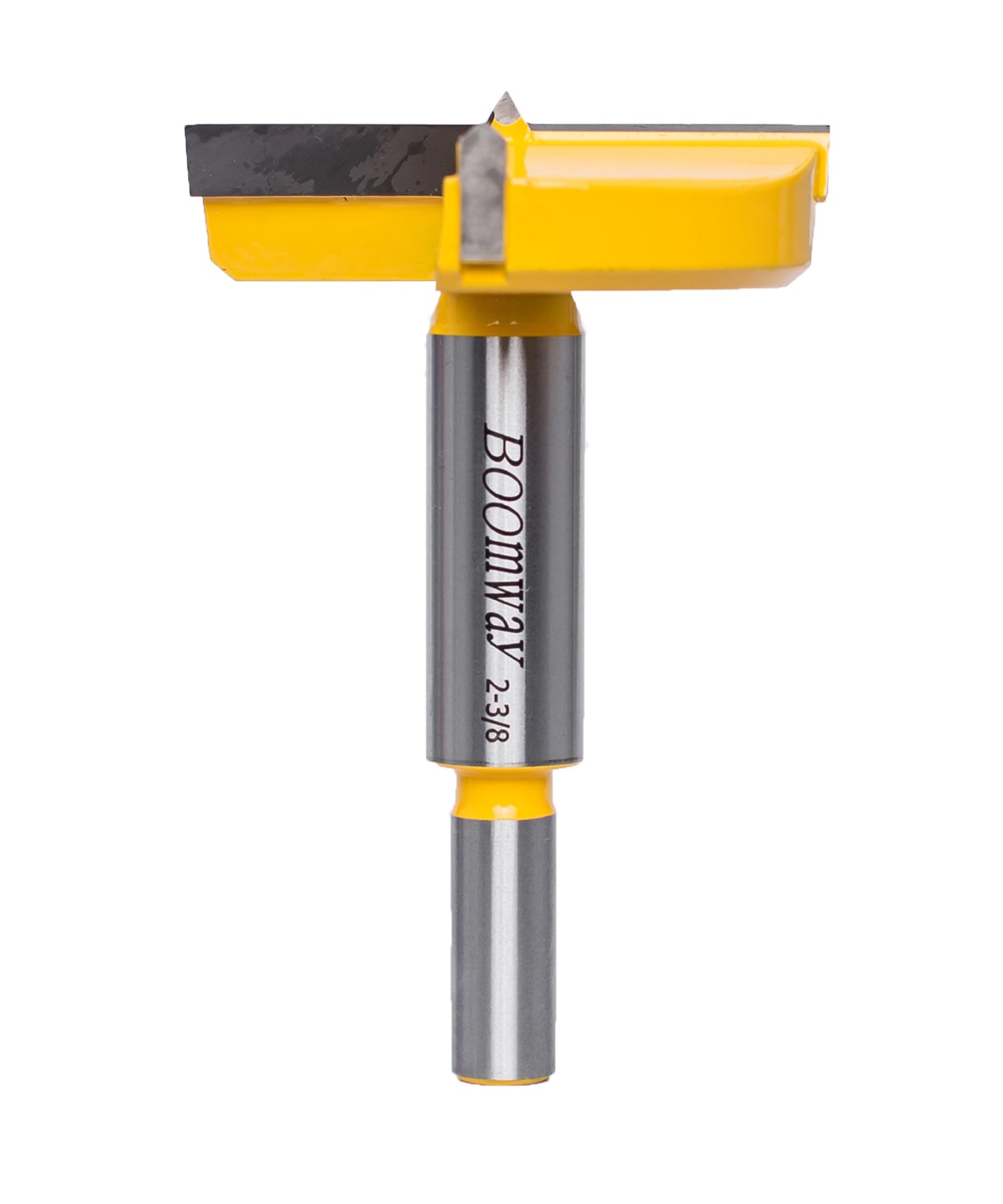 Boomway Forstner Drill Bit (2-3/8'' | 60.3mm) with YG6X Carbide, Suitable for fine Woodworking, Cabinet Making, etc
