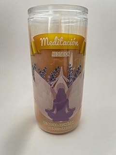 Meditation 14 Day Prepared Scented Candle in Glass (Meditacion)